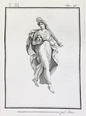 Print: Fresco muse tragedy melpomene