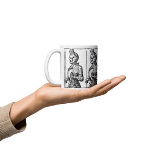 Renaissance Knights (White glossy mug)