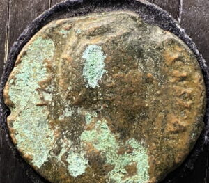 Faustina I Bronze As, Ceres reverse, AVGVSTA, (posthumous issue, RIC 1173).