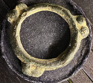 Celtic bronze proto ring money