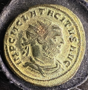 Roman bronze antoninianus Tacitus, 275-276 AD