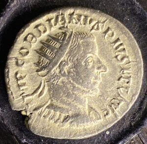 Silver Antoninianus Gordian 3rd Antioch mint.