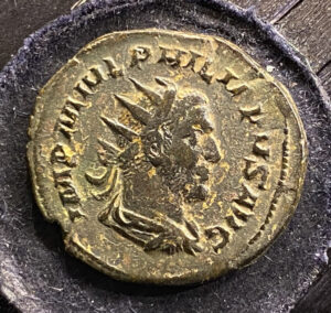 Roman Bronze Antoninianus Philip I "the Arab", AD 244-249
