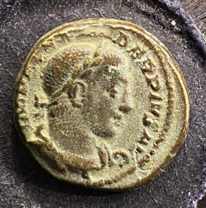 Roman bronze denarius Severus Alexander 222-235 AD