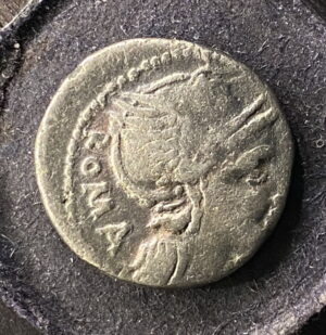Roman Republic, L. Flaminius Cilo Denarius, Roma/Victory in Biga, 109/108BC