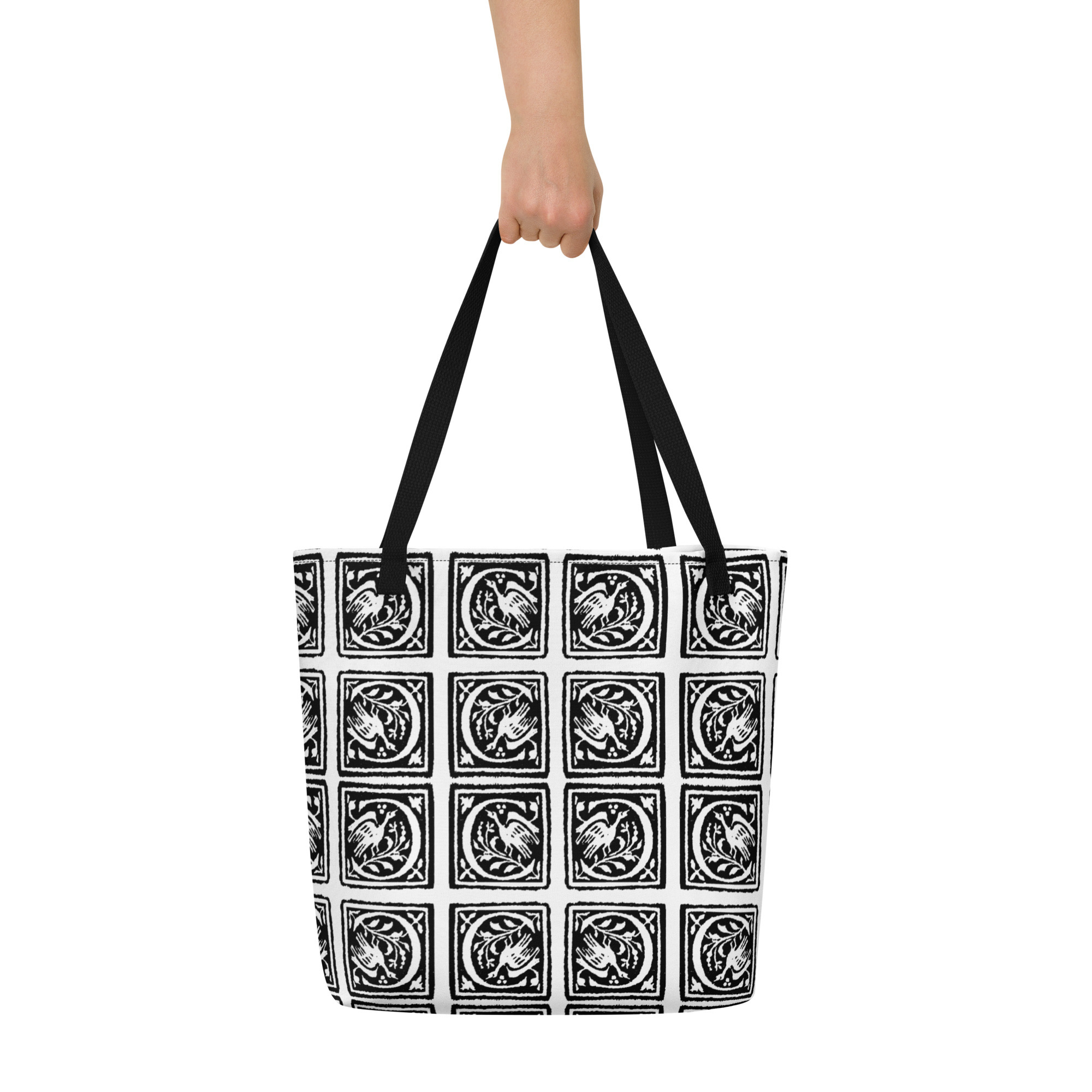 All-over print bag Antique Letter C