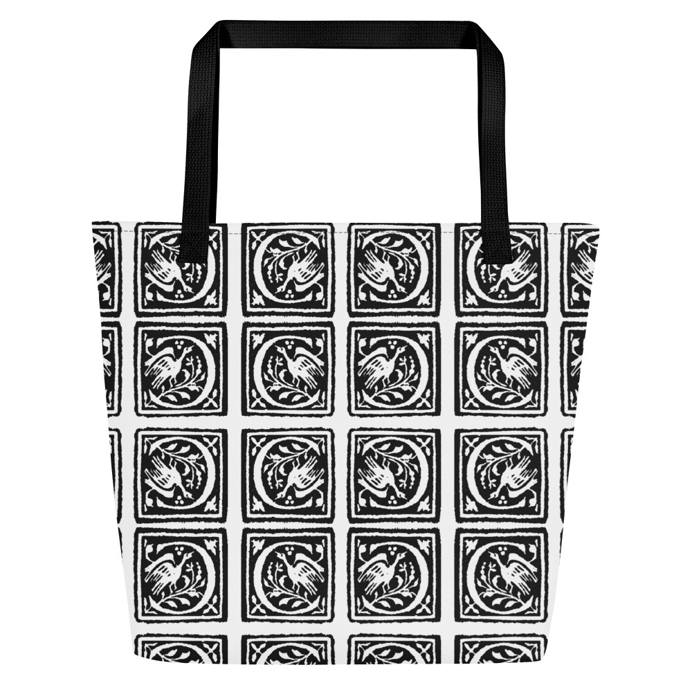 All-over print bag Antique Letter C