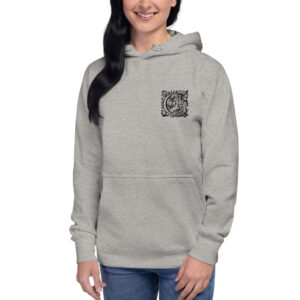 Unisex Hoodie - Antique initial C for Corgie dog!
