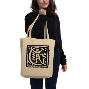 Eco Tote Bag Antique Letter G