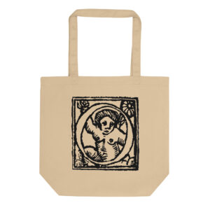 Eco Tote Bag - Antique Initial O