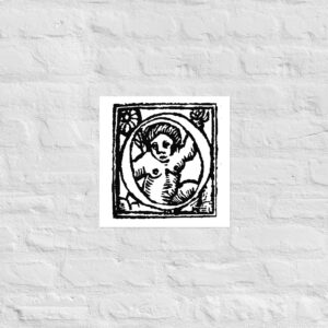 Poster - Antique Initial O