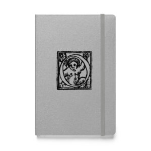 Hardcover bound notebook - Antique Initial O