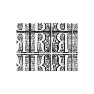 Jigsaw puzzle - Antique letter R