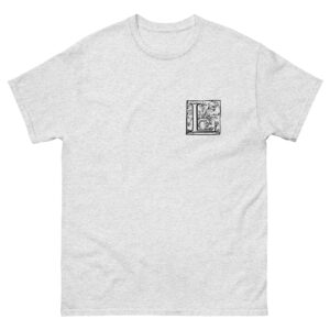 Men's classic tee - Antique initial letter L