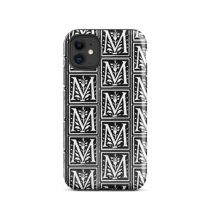 Tough Case for iPhone® - Antique letter M