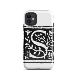 Tough Case for iPhone® - Antique letter S