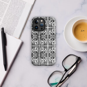 Tough Case for iPhone® - Antique Initial O
