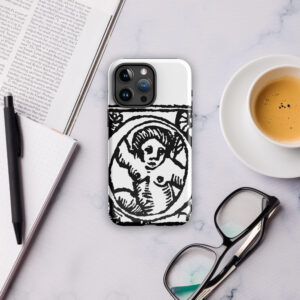 Tough Case for iPhone® - Antique Initial O