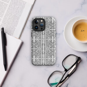 Tough Case for iPhone® - Antique letter R