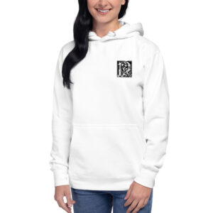 Unisex Hoodie - Antique letter P