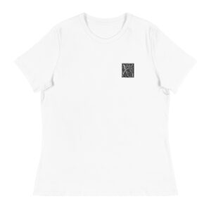 Women's Relaxed T-Shirt  -Antique Letter V