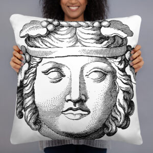 Basic Pillow - Roman theater mask