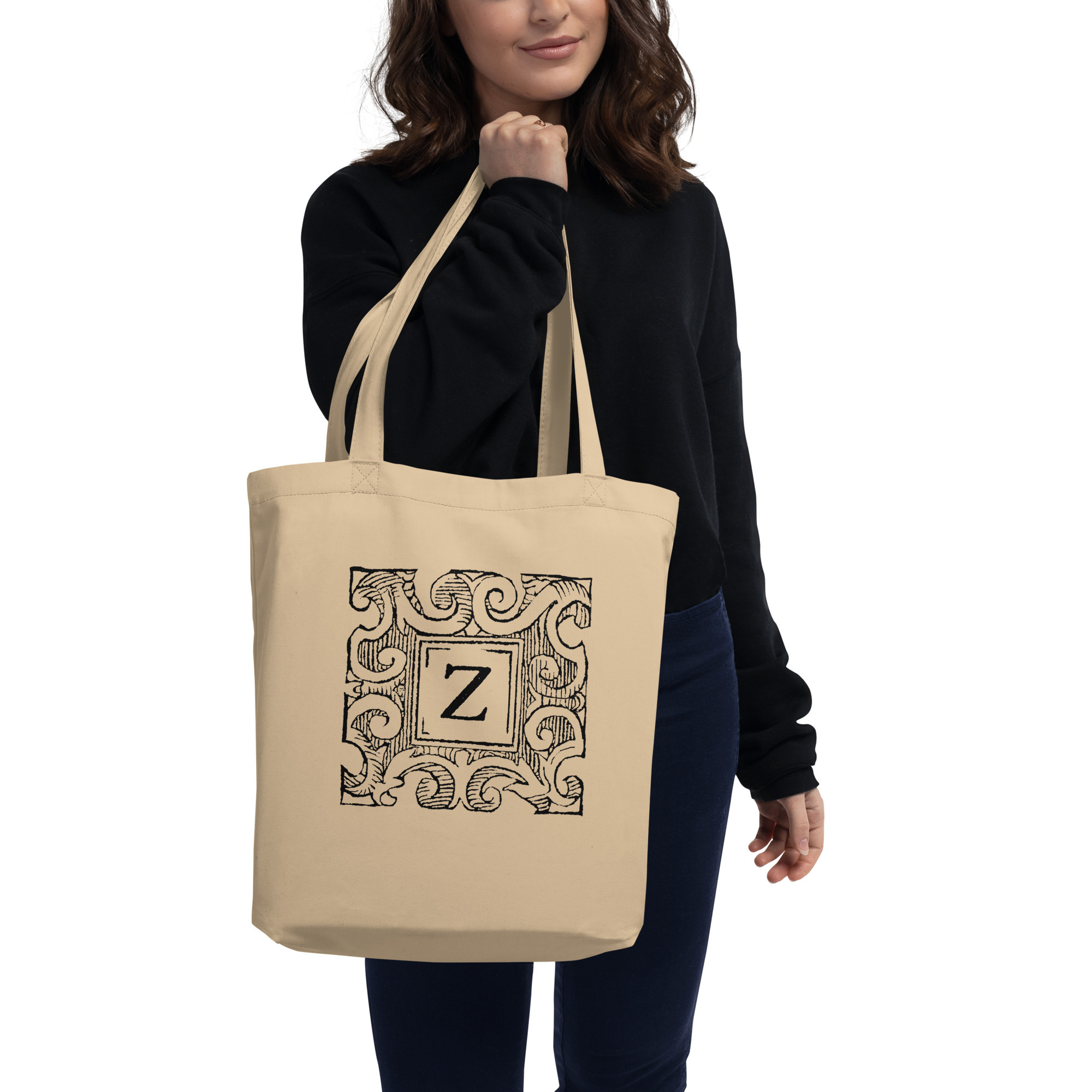 Eco Tote Bag - Antique letter Z