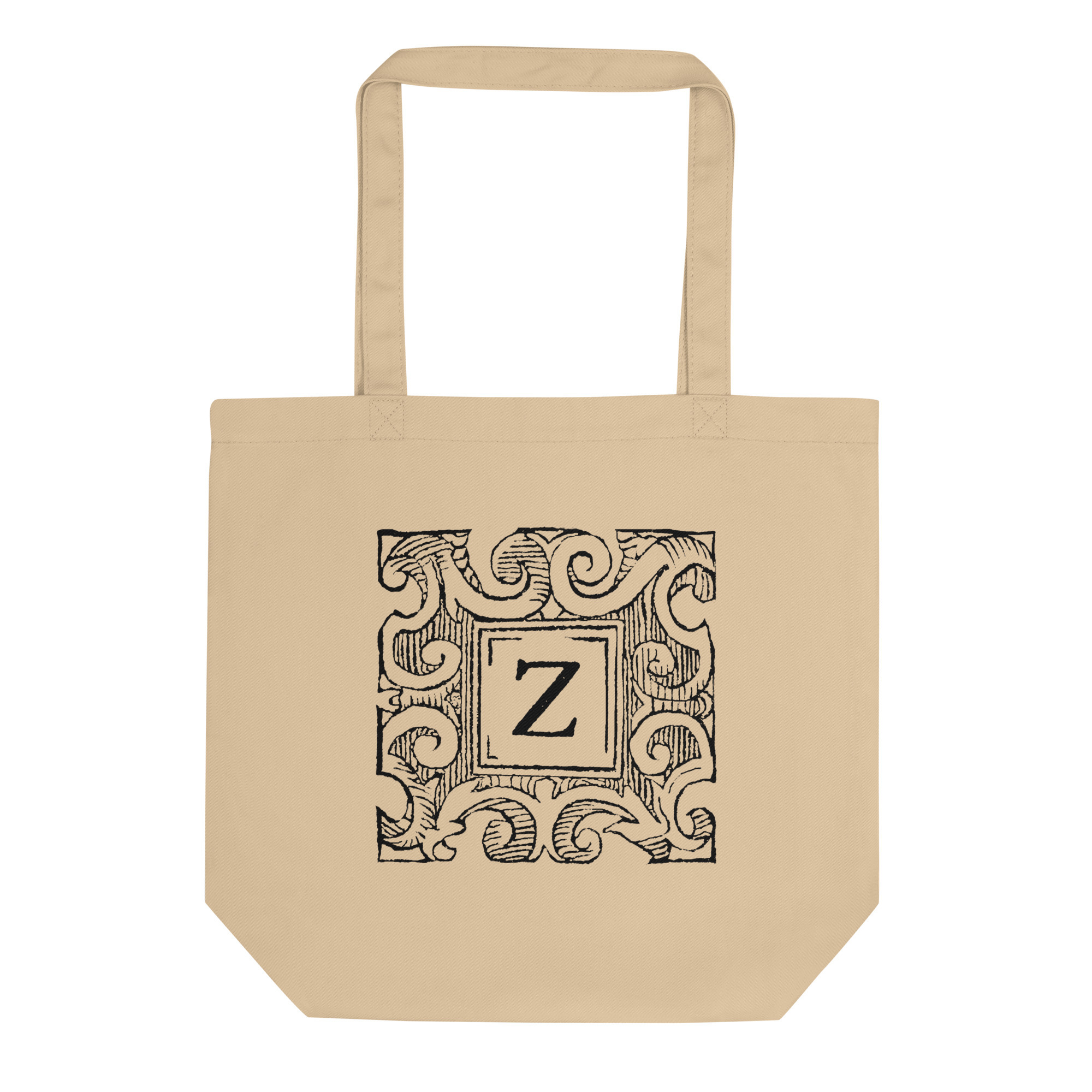 Eco Tote Bag - Antique letter Z - Image 4