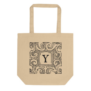 Eco Tote Bag - Antique Letter Y