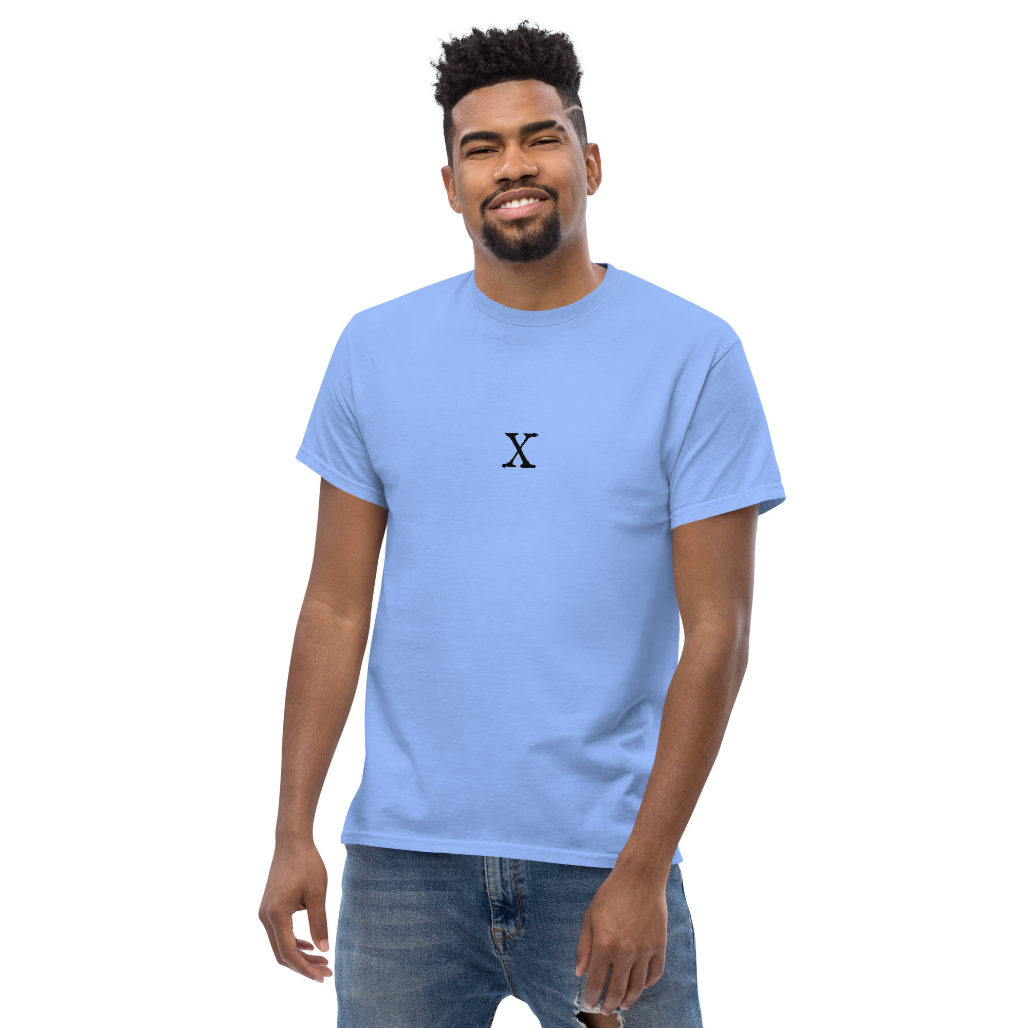 Men's classic tee - Antique letter X - Image 7