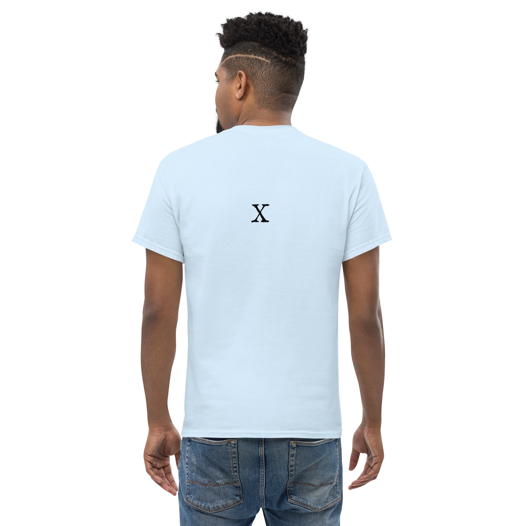 Men's classic tee - Antique letter X - Image 18